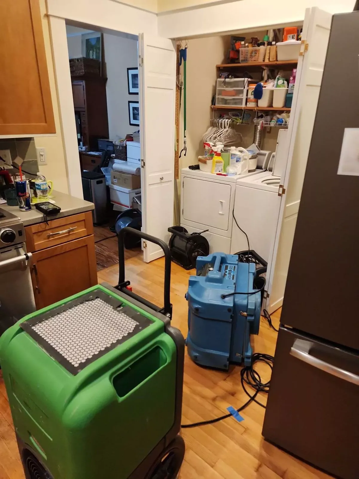 Drying equipment set up